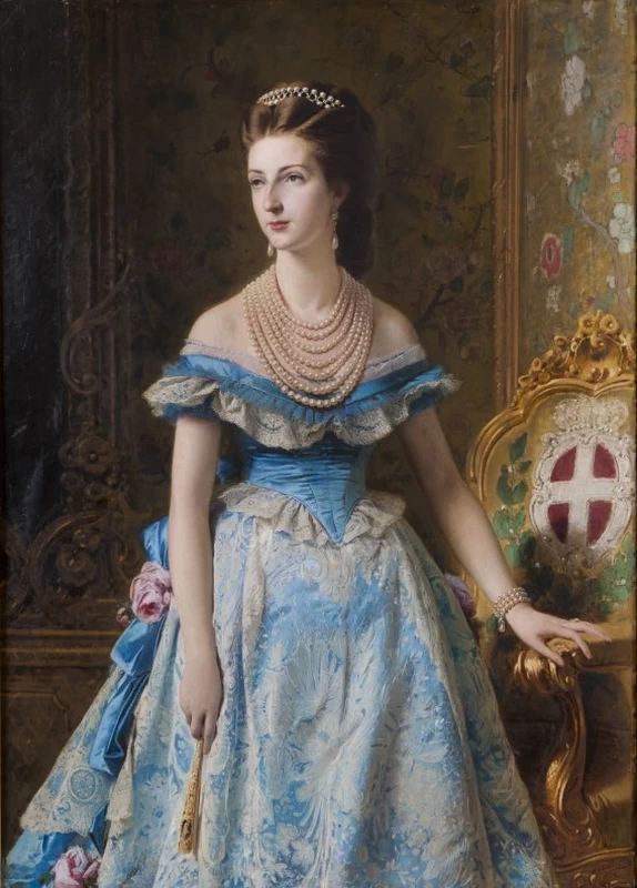Ritratto di Margherita di Savoia - Castello Reale, Racconigi, Cuneo